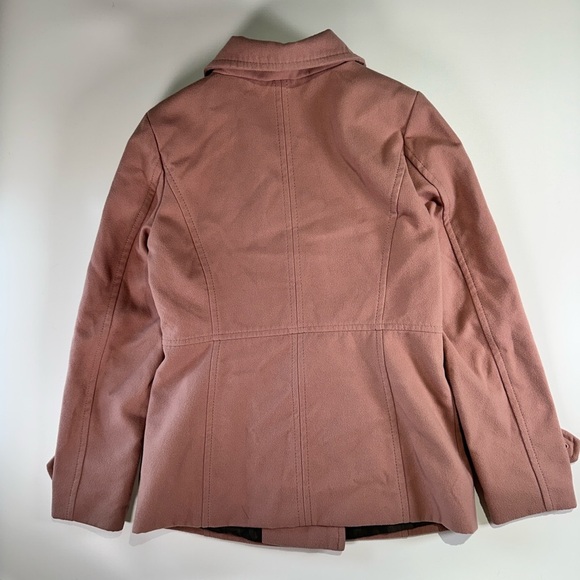 Thread & Supply peacoat warm layering tailored fit double breasted blush M - Picture 5 of 14